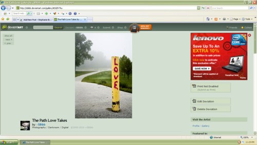 DeviantArt Screengrab - SBibb