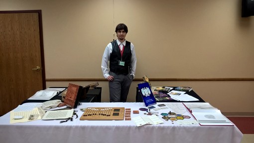 Isaac at the Webb City Public Library Summer Reading Kick-Off