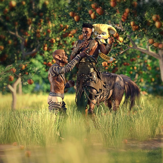 SBibb - Raining Men Contest - A Misstep in the Apple Grove