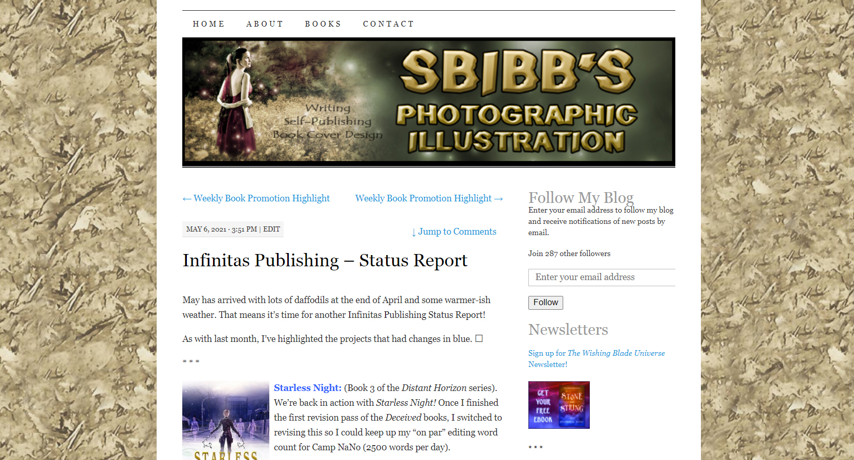 SBibb's Photographic Illustration Original Page Design