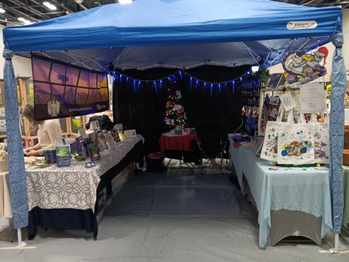 Booth at CCCAC Poor Artists Sale 2025